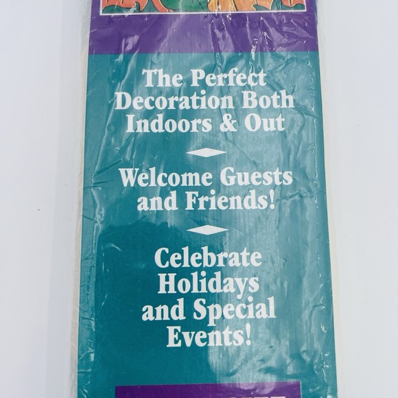 Scarecrow Snoopy Woodstock Flag Pumpkins Peanuts Halloween Autumn Fall 40x28 - Picture 4 of 8